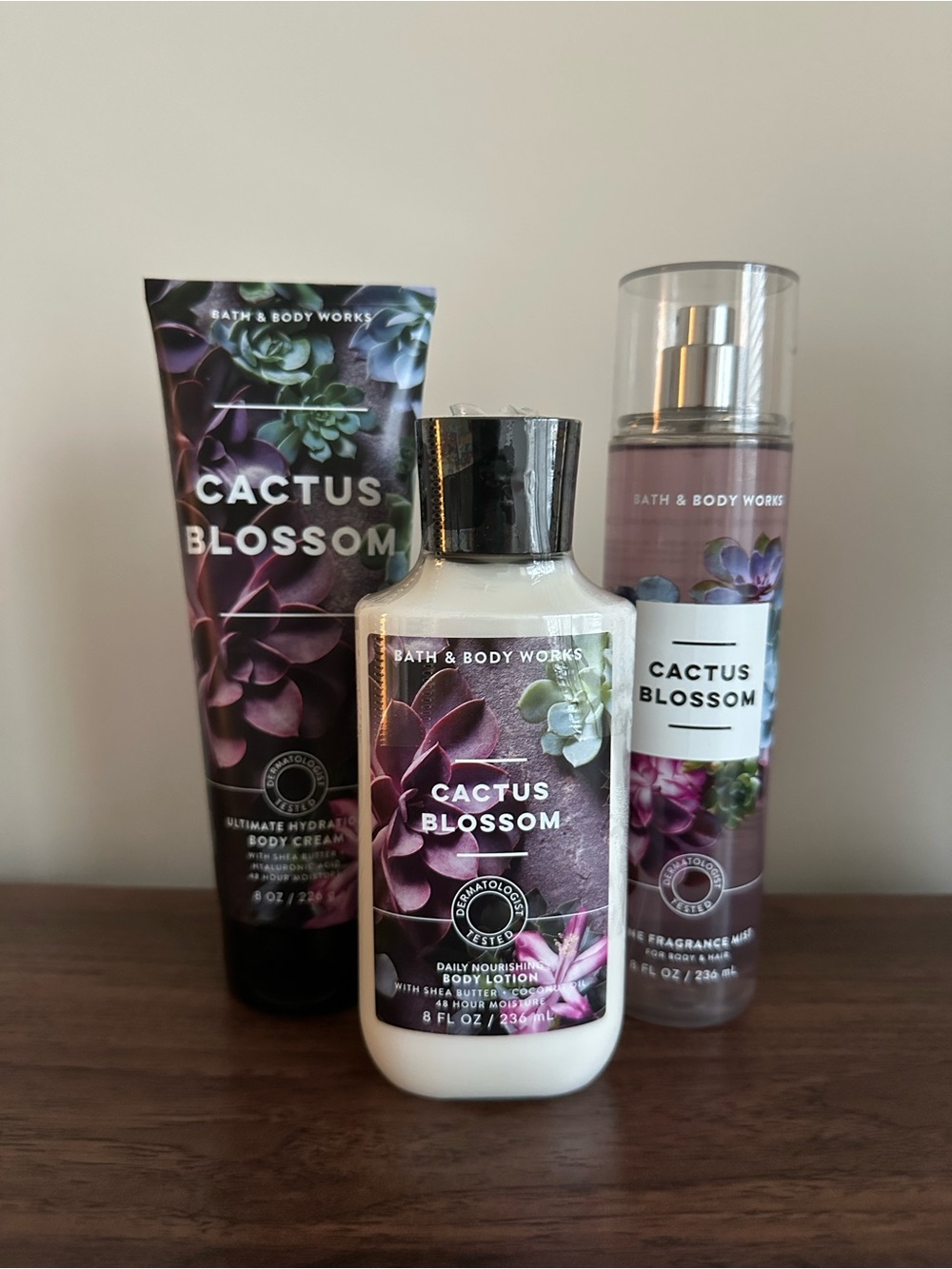 Bath & Body Works Cactus Blossom Body Care Trio